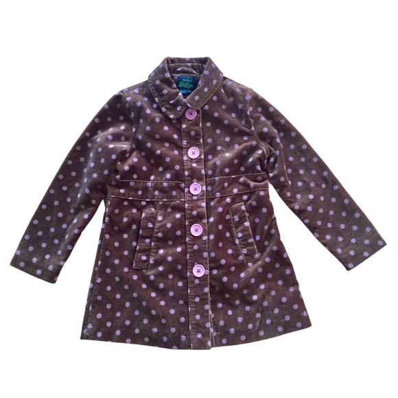 Mini Boden Other - Mini Boden Velour Coat